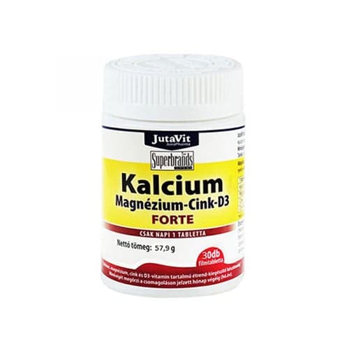 JutaVit Calcium+Magnesium+Zinc tablets forte 30x