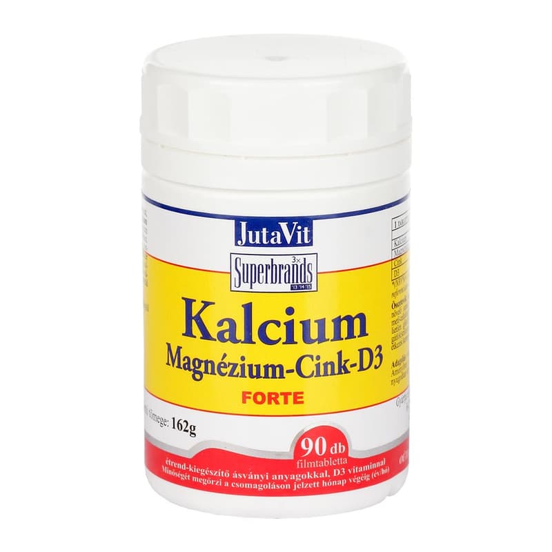 JutaVit Calcium+Magnesium+Zinc tablets forte 90x