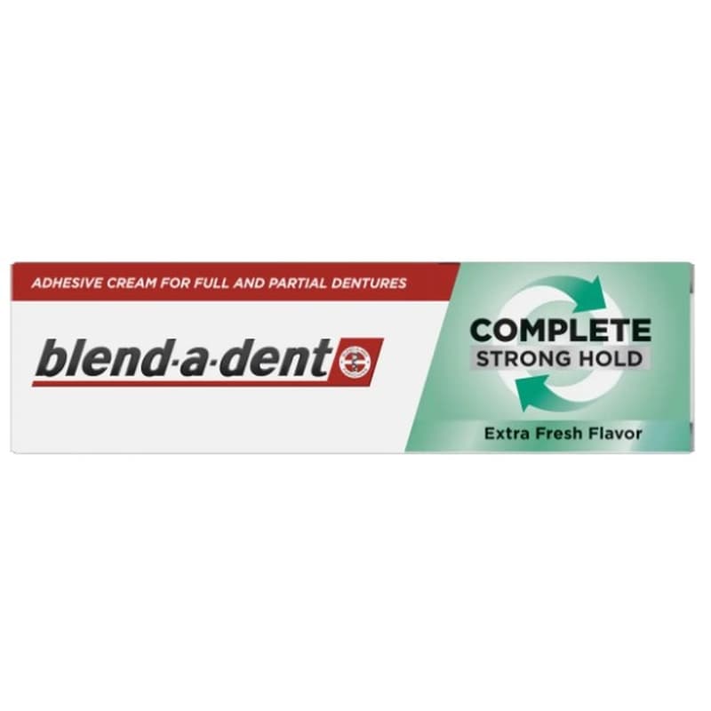 Blend-a-dent denture adhesive extra fresh (Fresh mint) 47g