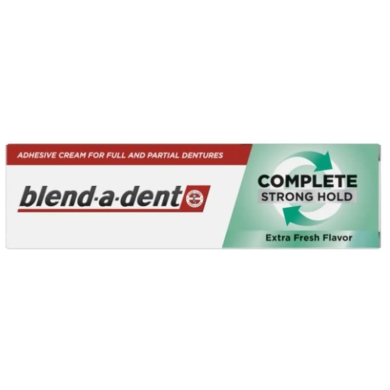 Blend-a-dent denture adhesive extra fresh (Fresh mint) 47g