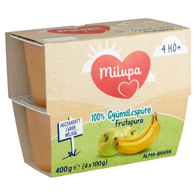 Milupa Frutapura apple, banana 4 months +
