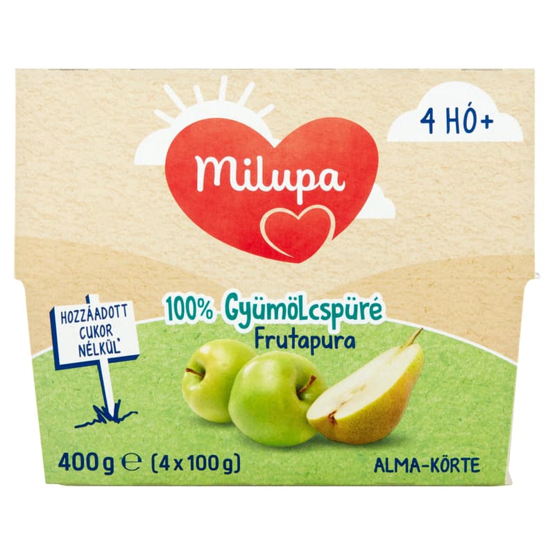 Milupa Frutapura apple, pear 4 months +