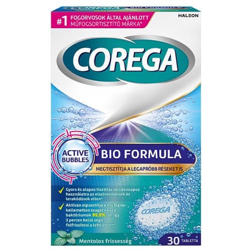 Corega Bio Formula denture cleaner tablets 30x