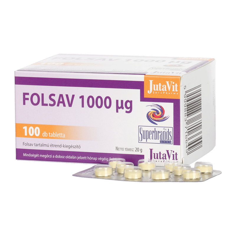 JutaVit Folic acid 1000 mcg tablets 100x