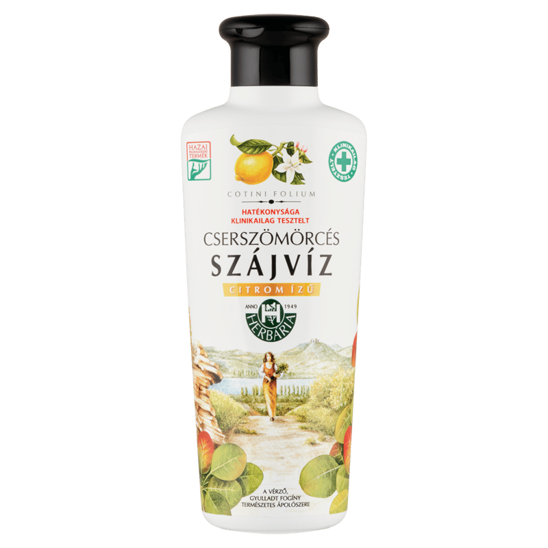 HERBÁRIA mouthwash with mouthwash cap (lemon) 250ml