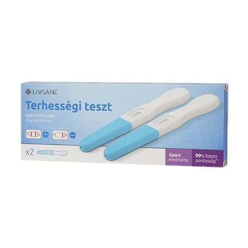 LIVSANE Pregnancy test - Rapid detection 2x