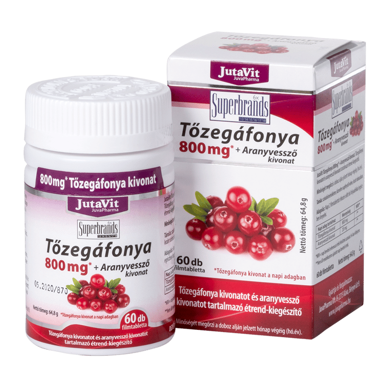 Jutavit Cranberry Goldenseal film-coated tablets 60x