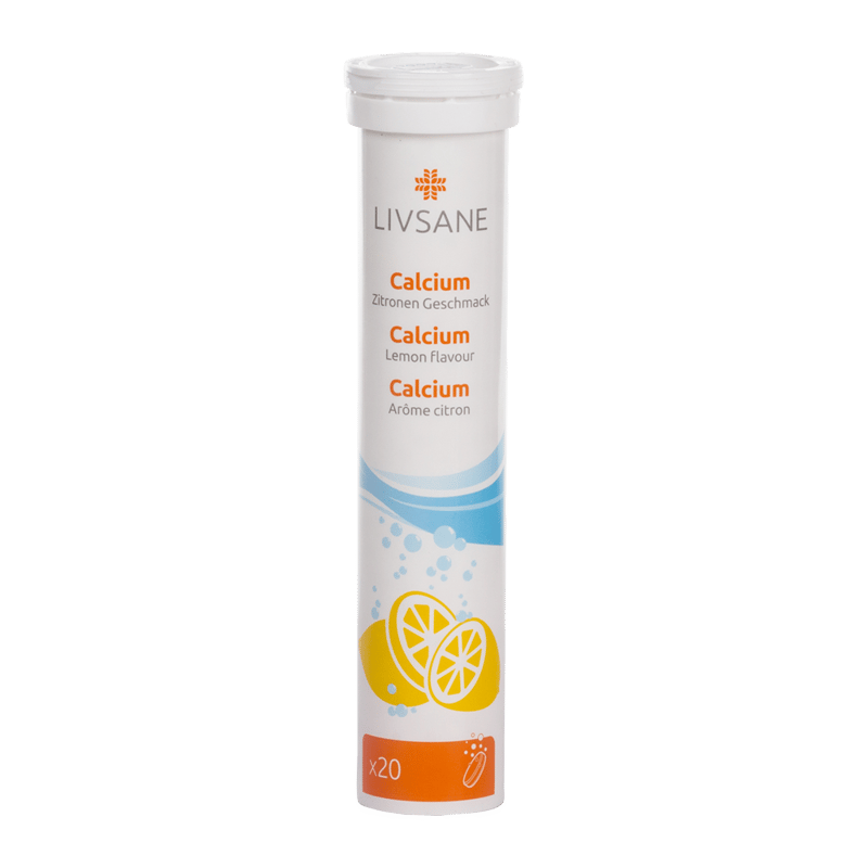 LIVSANE Calcium effervescent tablets 20x