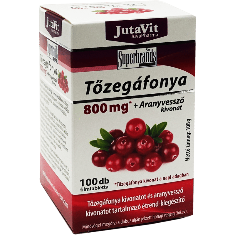 Jutavit Cranberry Goldenseal film-coated tablets 100x