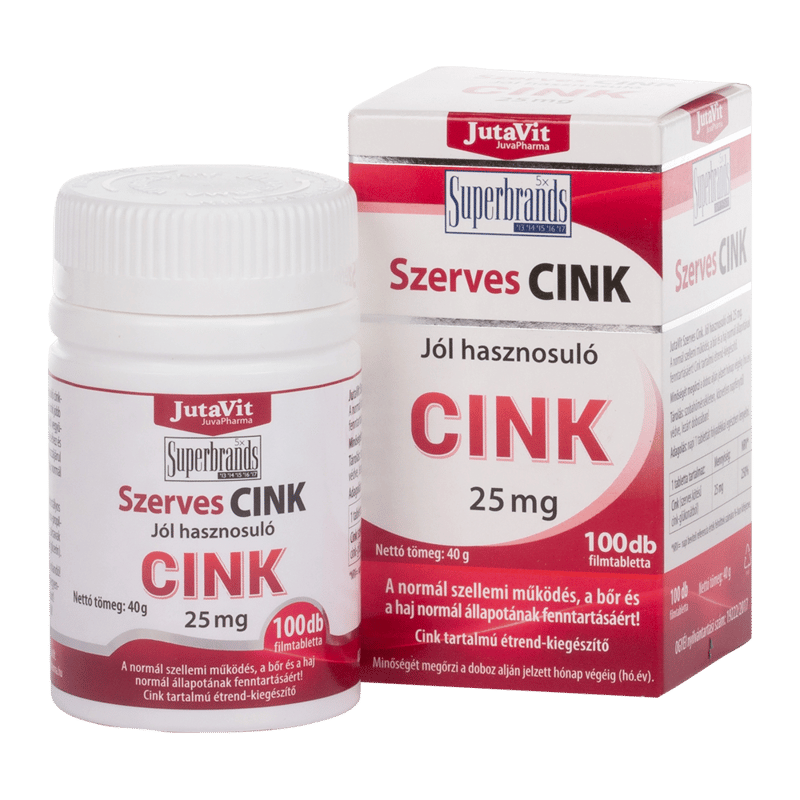 JutaVit organic zinc tablets 100x