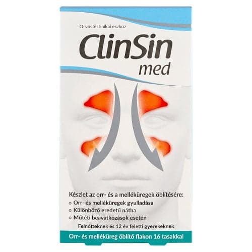 ClinSin med Nasal and sinus irrigation kit (bottle + 16 sachets)