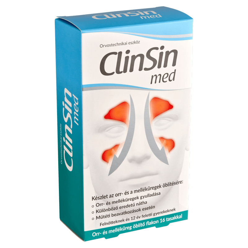 ClinSin med Nasal and sinus irrigation kit (bottle + 16 sachets)