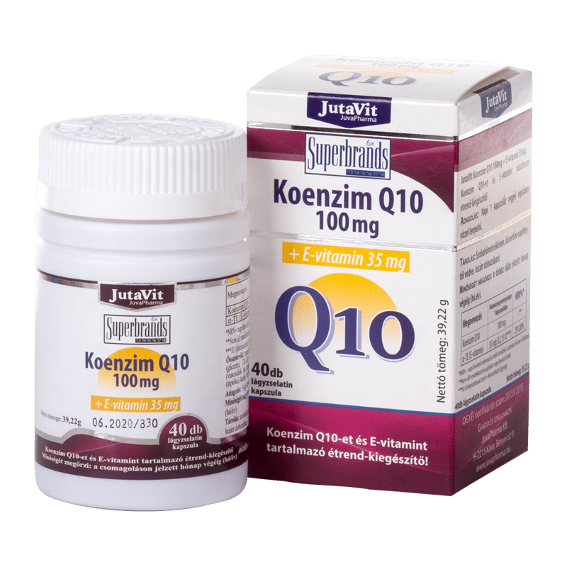 JutaVit Coenzyme Q10 100mg tablets 40x