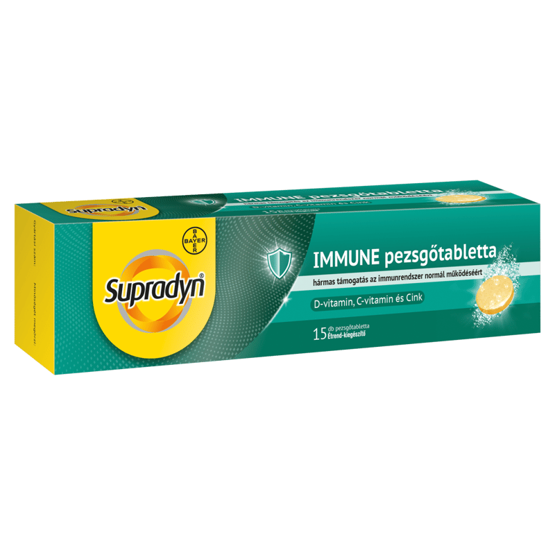 Supradyn Immune effervescent tablets orange flavour (15x)