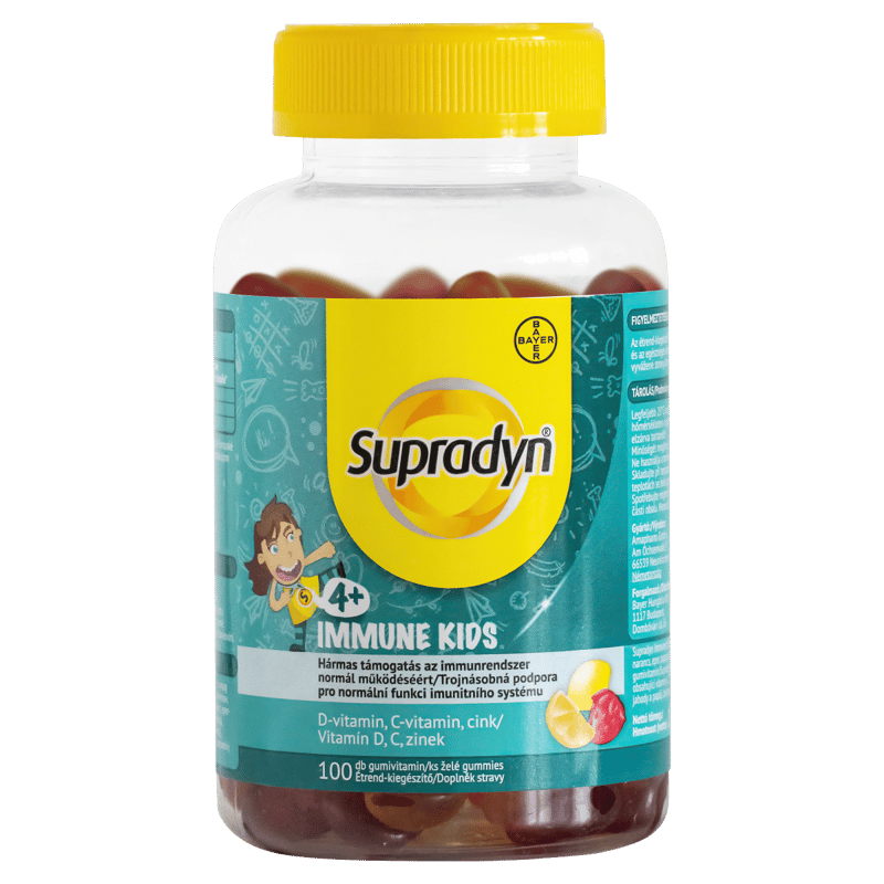 Supradyn Immune Kids gum vitamin orange-strawberry flavour 100x