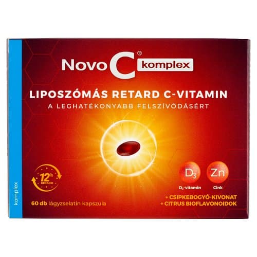 Novo C Complex liposomal C D3 Zn capsules 60x