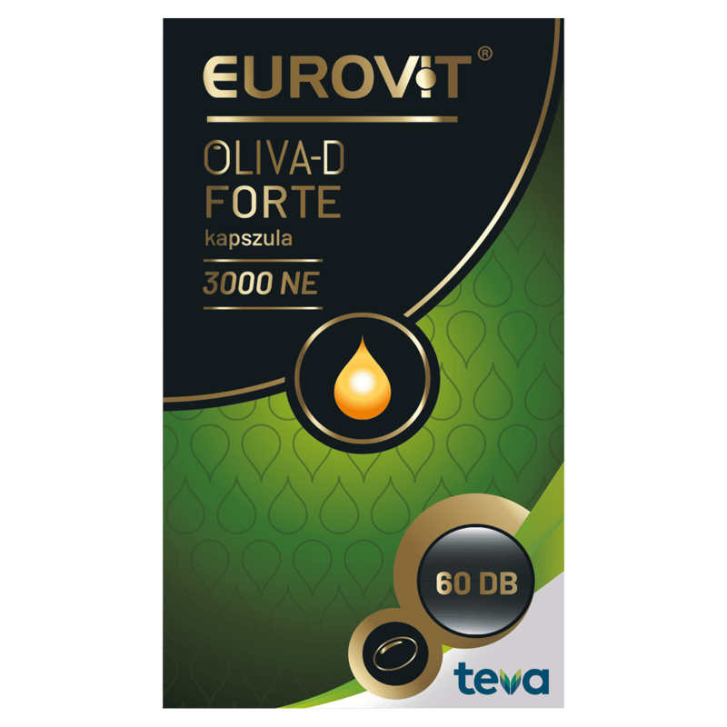 Eurovit Oliva-D Forte 3000NE capsules 60x