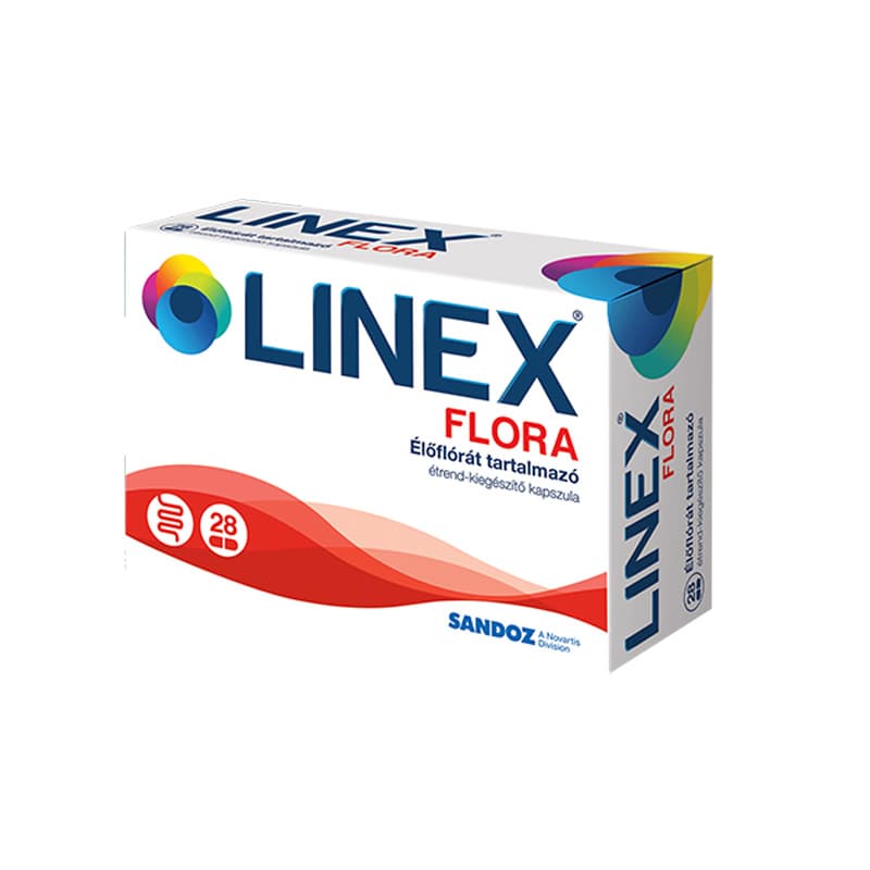 Linex Flora live flora food supplement capsules 28x