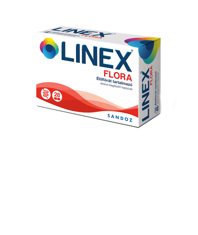 Linex Flora live flora food supplement capsules 28x