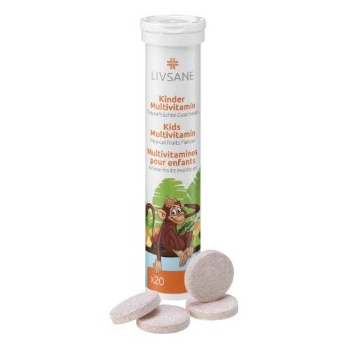LIVSANE Kids Multivitamin pezsgőtabletta 20 db