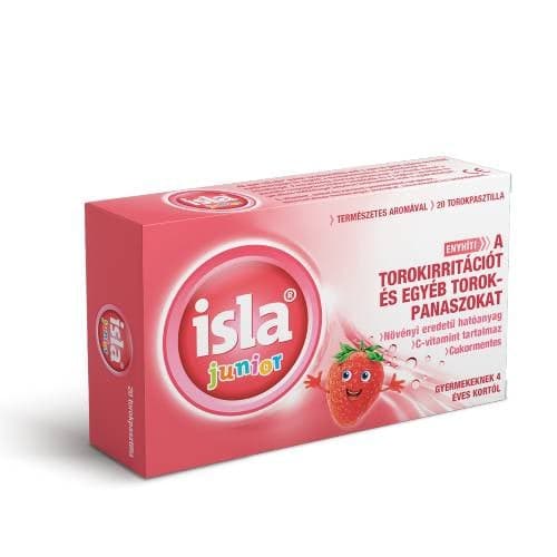 Isla-Junior throat lozenge 20x