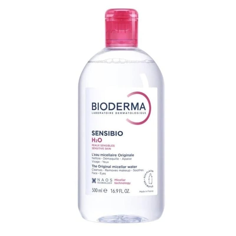 BIODERMA Sensibio H2O face and make-up remover micellar water 500ml