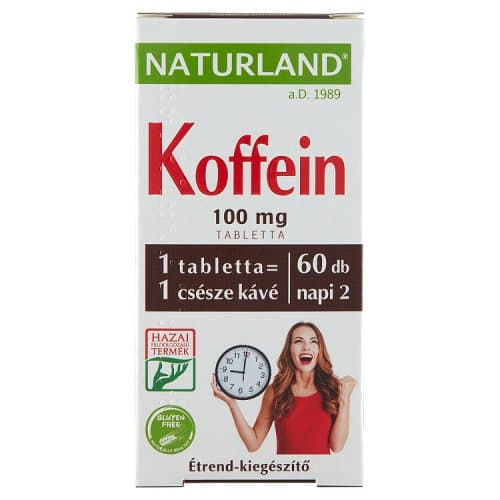 Naturland Caffeine tablets 60x