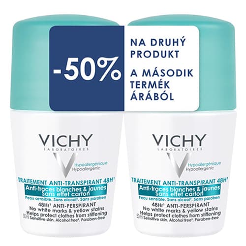 Vichy deo bullet antiperspirant 48h DUO 2x50ml