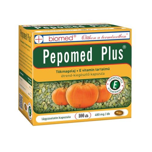 Biomed Pepomed Plus pumpkin seed oil capsules 100x