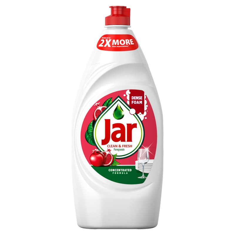 Jar Clean & Fresh Mosogatószer Gránátalma Illattal, 900 ml