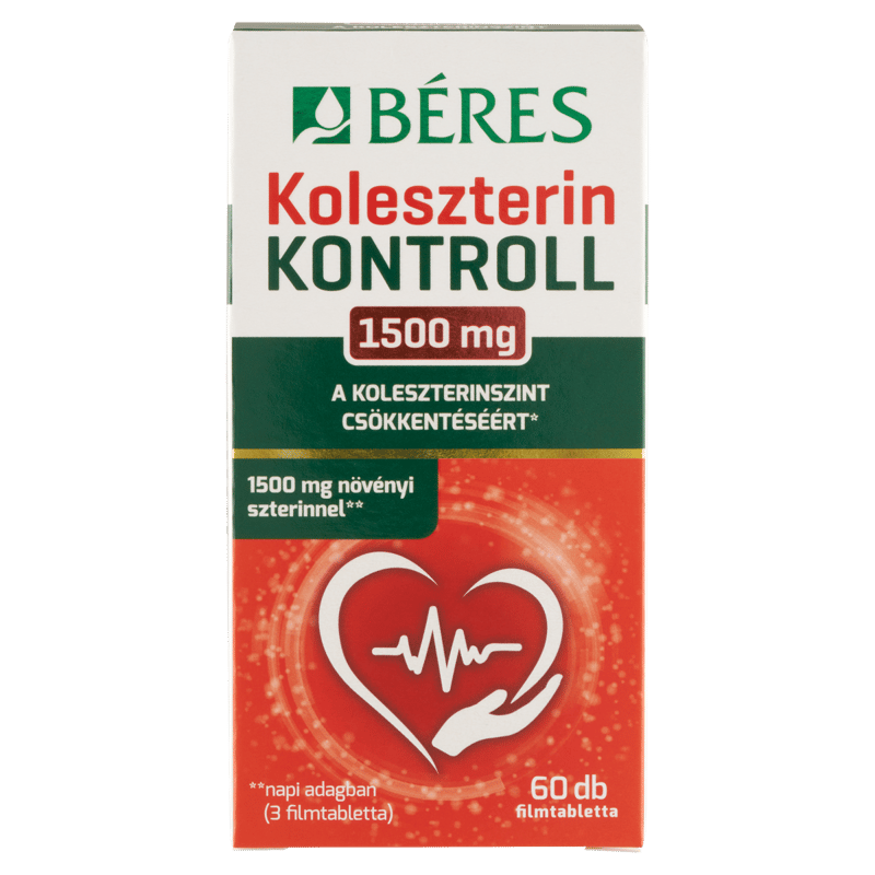 Béres Egészségtár Koleszterin Kontroll filmtabletta 60 db