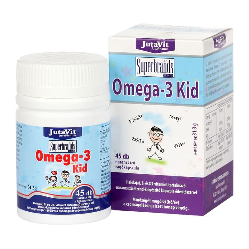 JutaVit Omega-3 Kid capsules 45x