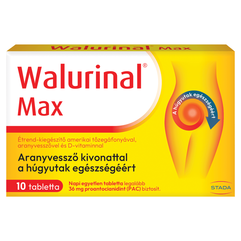 Walurinal Max aranyvesszővel tabletta 10 db