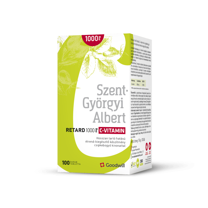 Szent-Györgyi Albert C-vitamin 1000 mg retard tabletta 100 db