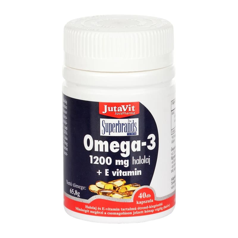 JutaVit Omega-3 1200 mg capsules 40x