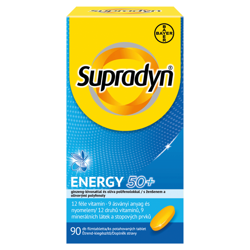 Supradyn Energy 50+ filmtabletta 90 db