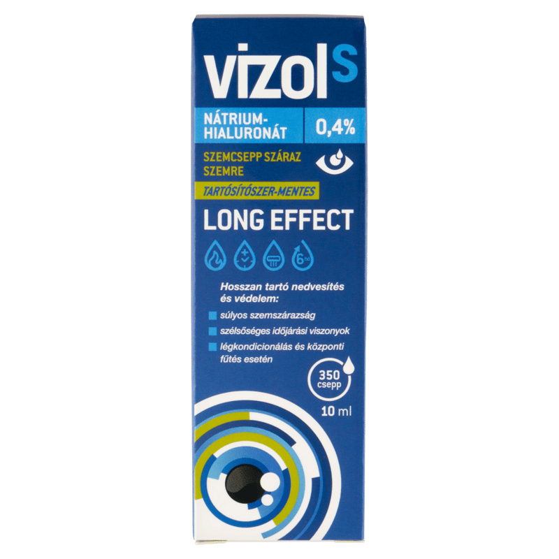 Vizol S 0,4% oldatos szemcsepp száraz szemre 10ml