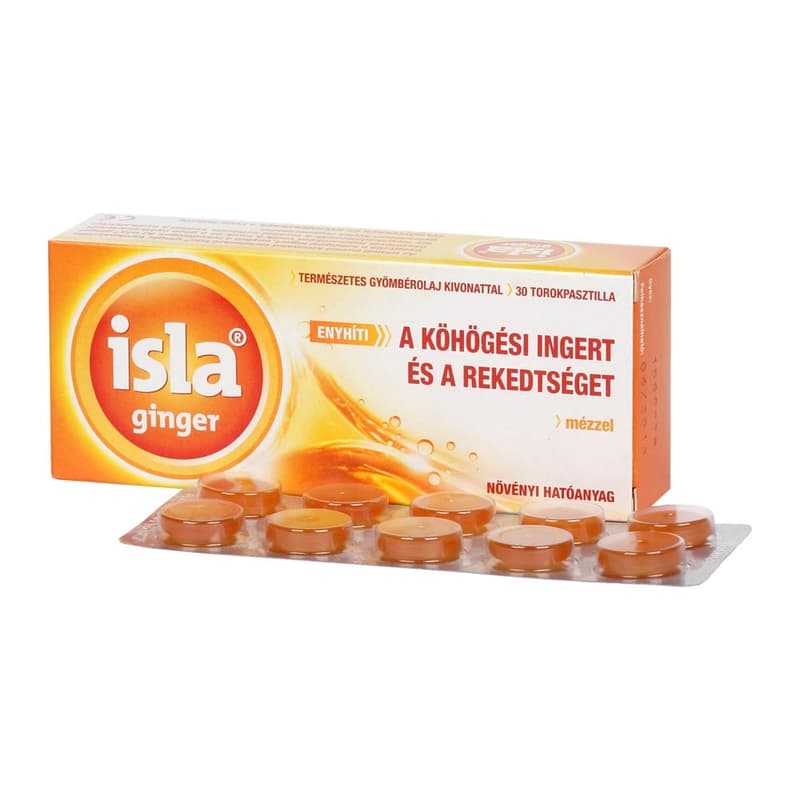 Isla-Ginger throat lozenge 30x