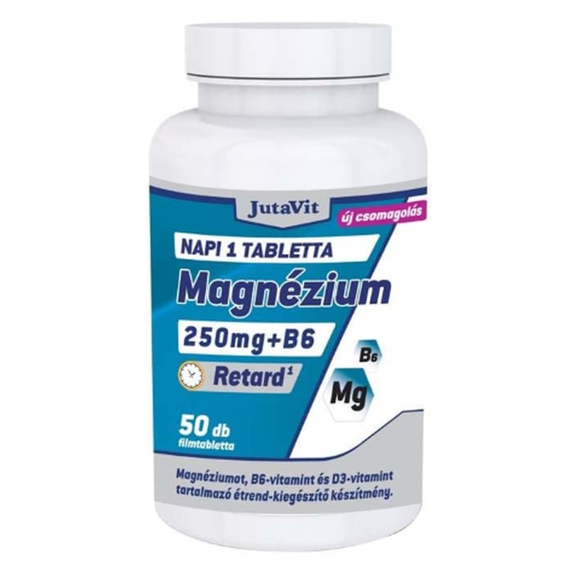 JutaVit Magnesium+B6+D3 tablets 50x