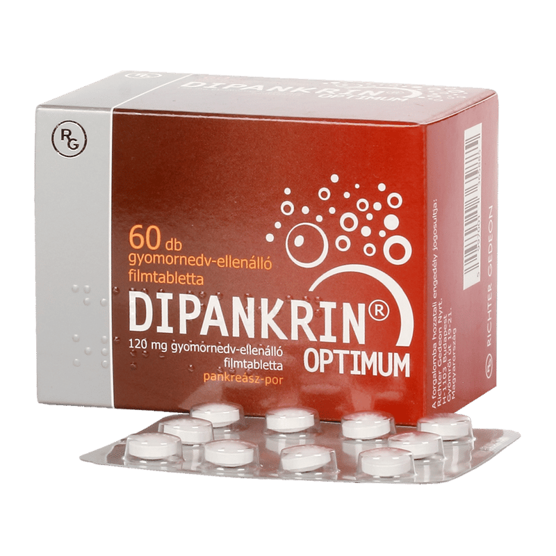 Dipankrin Optimum 120 mg gyomornedv-ellenálló filmtabletta 60x