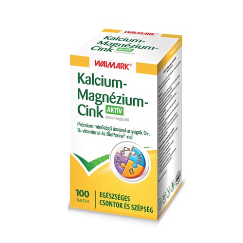 Walmark BIOPERINE Calcium + Mg + Zinc Active tablets 100x