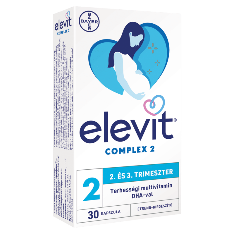 Elevit Complex 2 terhességi multivitamin lágyzselatin kapszula 30 db