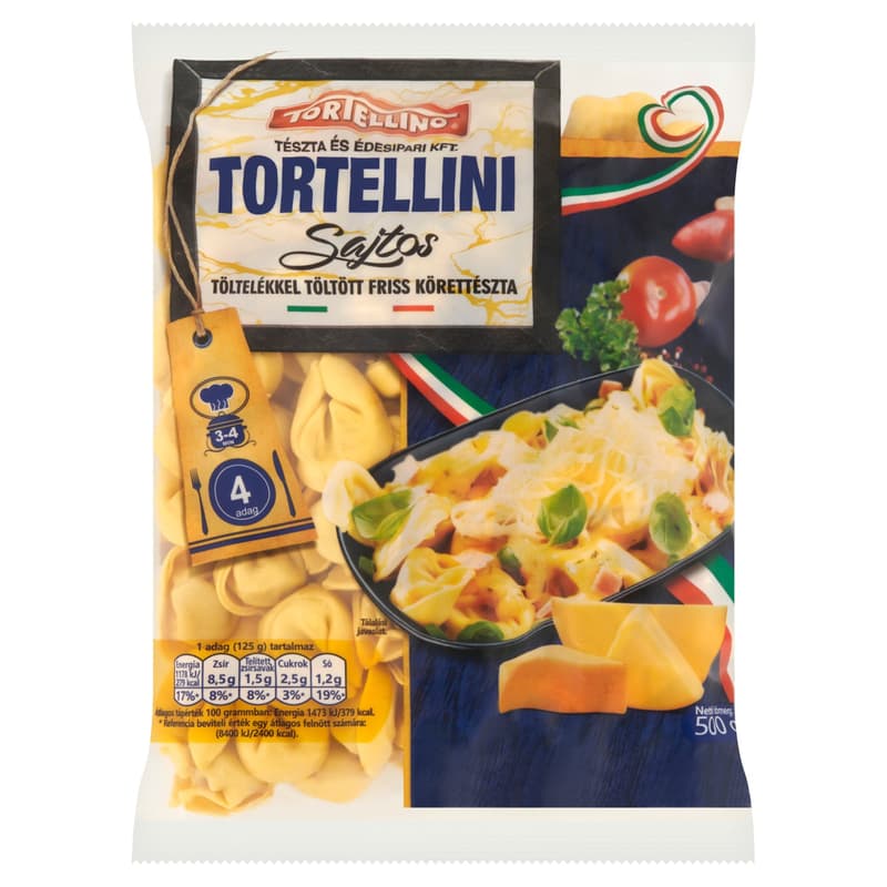 Tortellini with cheese