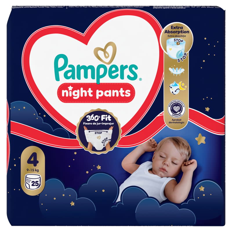 Pampers Night Diaper Size 4 (9-15kg)