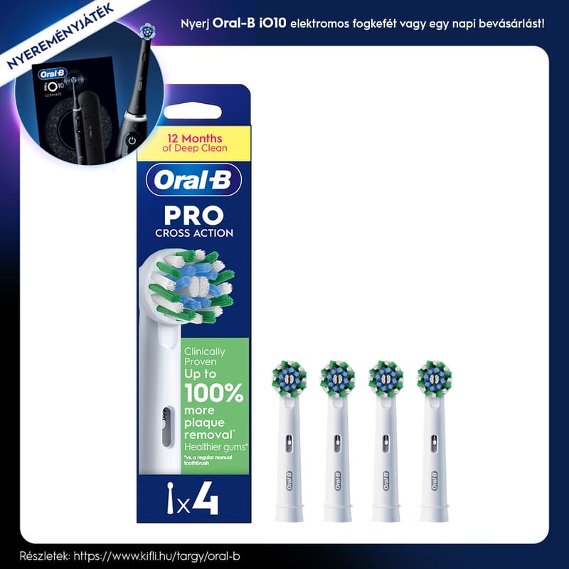 Oral-B Pótfej Cross Action