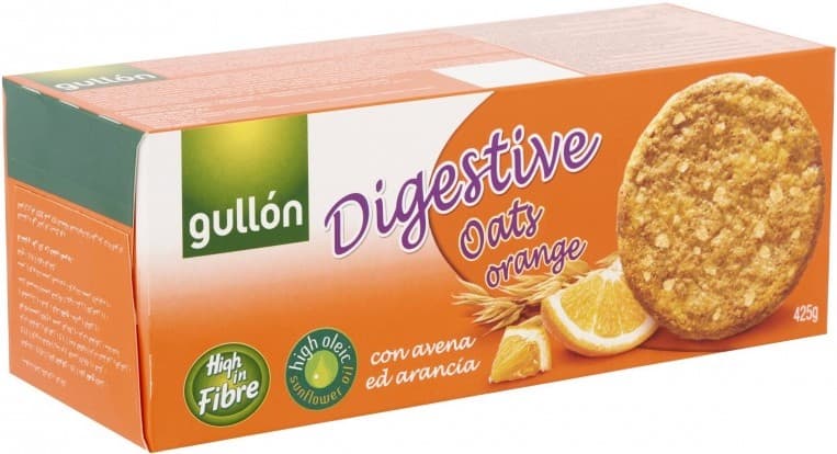 Gullón Digestive Whole Biscuit with Oats and Orange