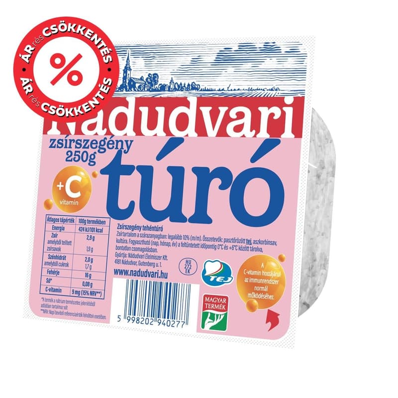 Nádudvari Low-fat Cottage Cheese