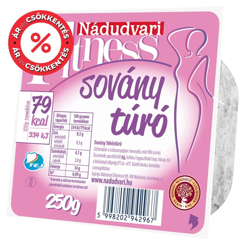 Nádudvari Dry Cottage Cheese 