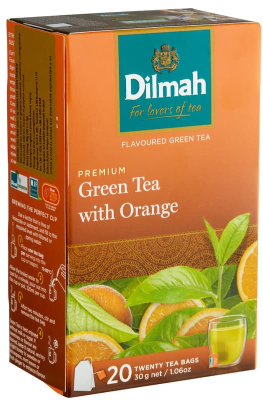 Dilmah Green Tea with Orange green tea