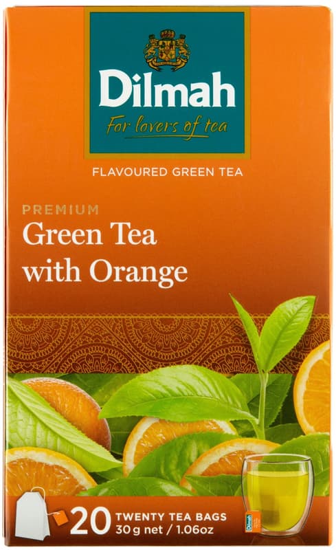 Dilmah Green Tea with Orange green tea